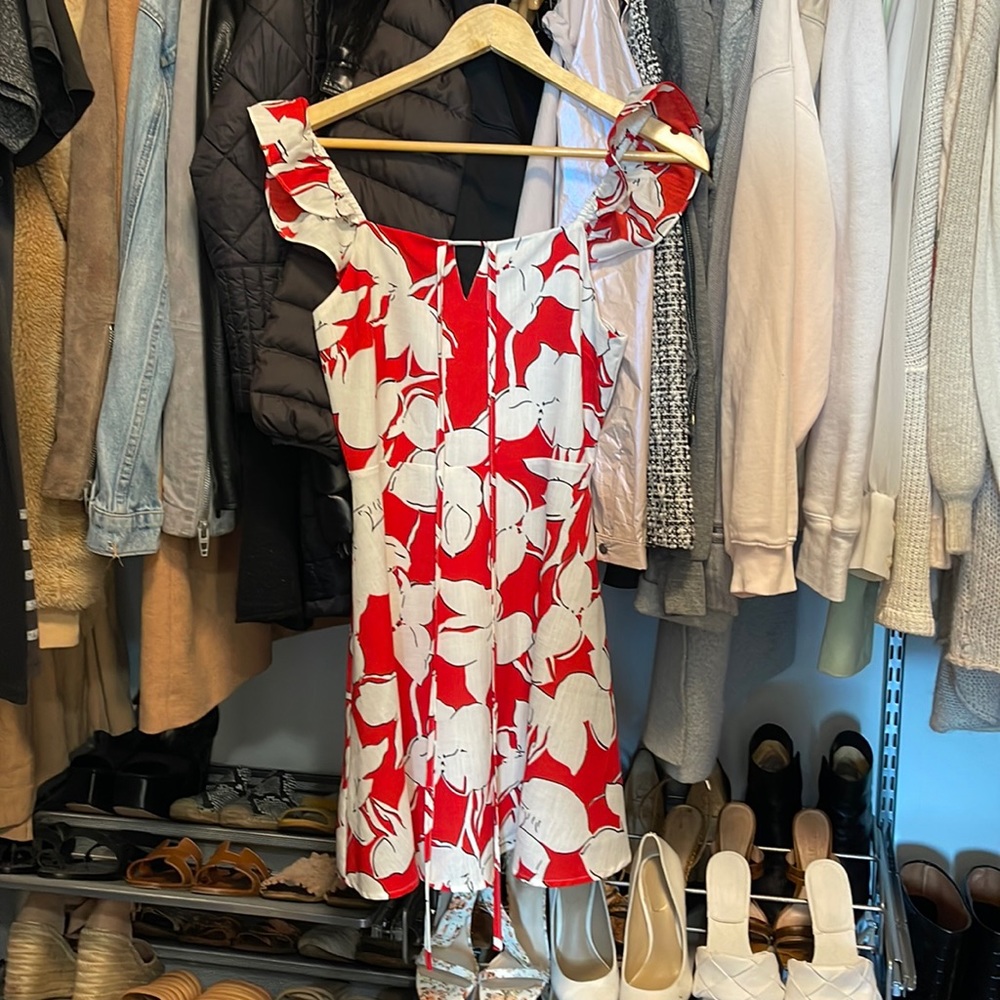 Flower print dress